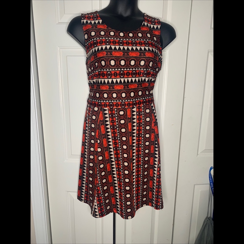 Tribal print dress